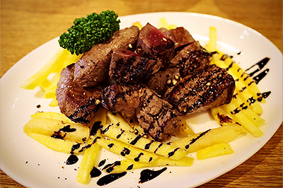 Mutton Steak & Chips